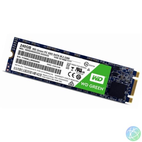 Western Digital 240GB M.2 2280 3D Green (WDS240G2G0B) SSD