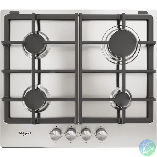 Whirlpool TKRL 660 IX inox, beépíthető, gáz, főzőzóna: 4, beépíthető méret: 56cm, főzőlap