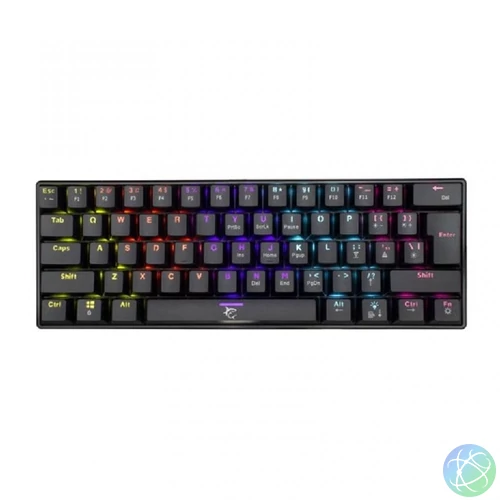 White Shark SHINOBI GK-2022B/BL-HU fekete mechanikus (blue switch) gamer billentyűzet