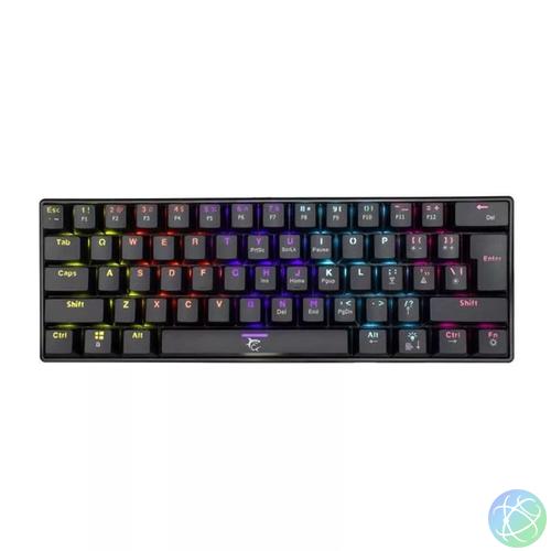 White Shark SHINOBI GK-2022B/R-US fekete mechanikus (red switch) gamer billentyűzet