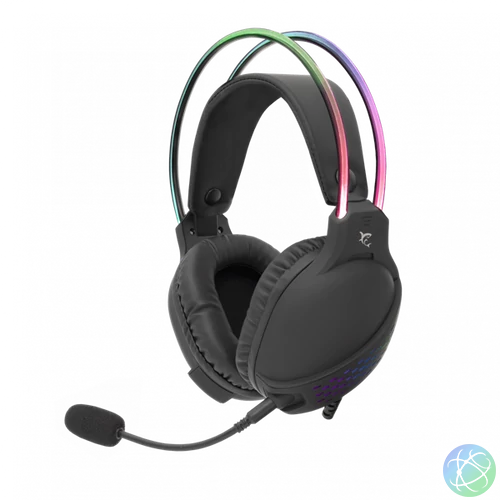 White Shark OX/RGB GH-2140 fekete gamer fejhallgató