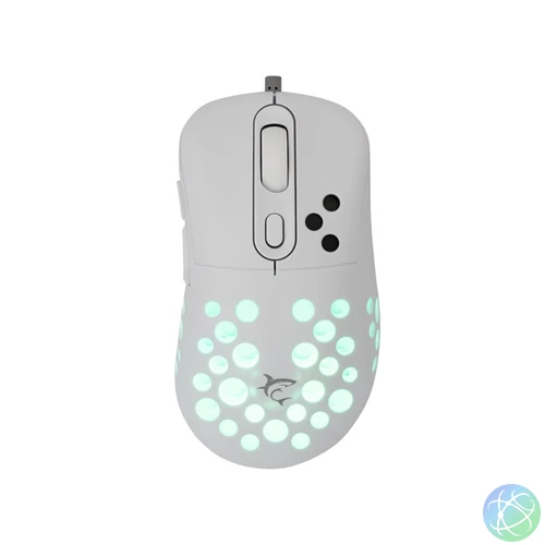 White Shark AZRAEL GM-5013W fehér gamer egér