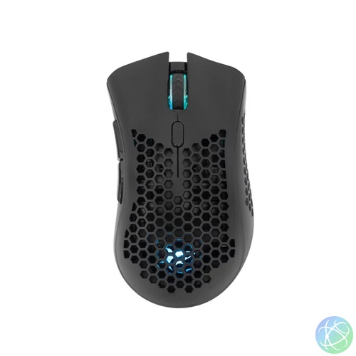 White Shark LIONEL WGM-5012B vezeték nélküli fekete gamer egér