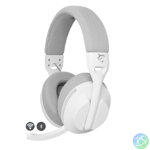 White Shark WS WGH-2441W FALCON-W vezeték nélküli fehér gamer headset