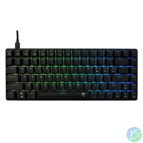 White Shark GK-005121-B/BL-US Hamachi US fekete (blue switch) gamer billentyűzet