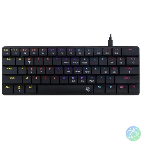 White Shark GK-006111-B/R-US Nagamaki US fekete (red switch) gamer billentyűzet