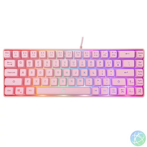 White Shark GK-2201P-US Ronin US pink gamer billentyűzet