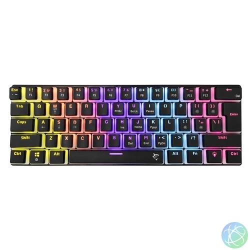 White Shark GK-2202-2B/BL-US Ashiko 2 US fekete (blue switch) gamer billentyűzet