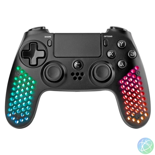 White Shark GPW-4009 Legatus PC/PS3/PS4 vezeték nélküli fekete kontroller