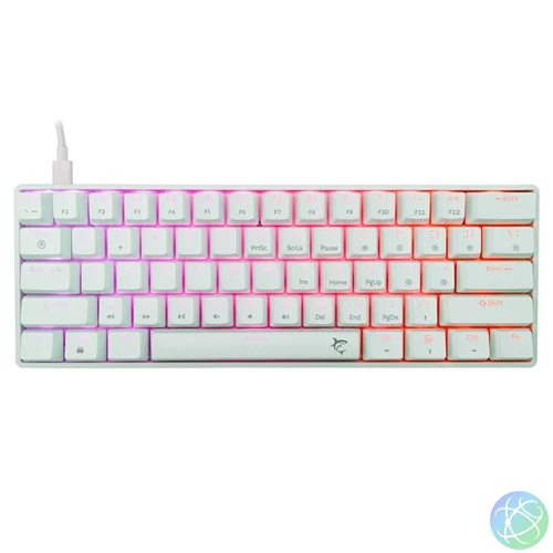 White Shark SHINOBI 2 GK-004213V2-W/R-HU HUN fehér mechanikus (red switch) gamer billentyűzet