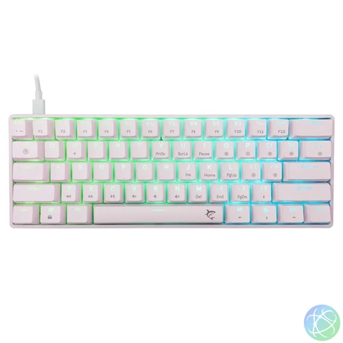 White Shark SHINOBI 2 GK-004223W/BL-HU HUN fehér mechanikus (blue switch) gamer billentyűzet