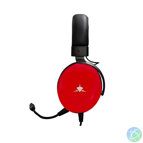 White Shark ELEPHANT vezetékes piros gamer headset