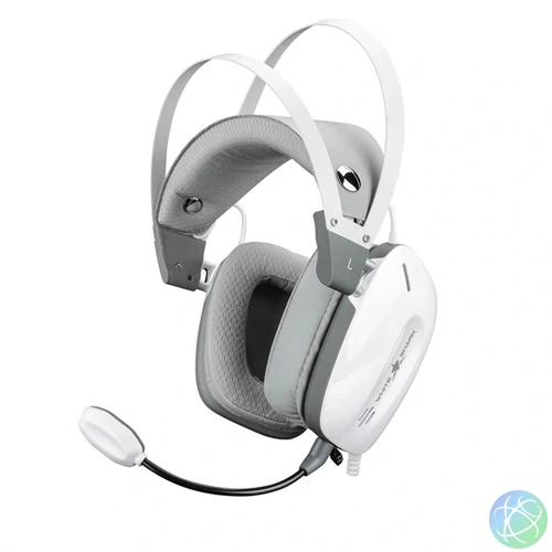White Shark GOTTAN fehér gamer headset