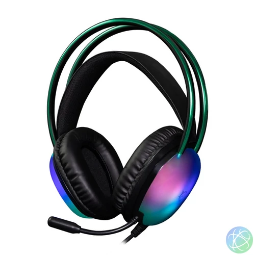 White Shark WS GH-2444B-2 PEACOCK-B-2 fekete gamer headset