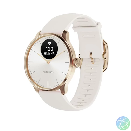 Withings HWA11-model 1 ScanWatch Light 37mm rózsaarany sand okosóra