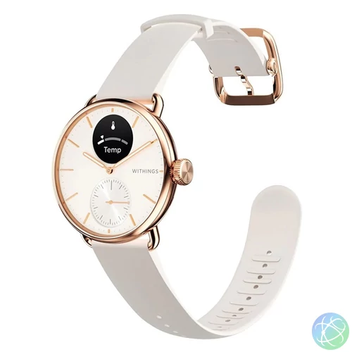 Withings HWA10-model 3 ScanWatch 2 38mm arany okosóra