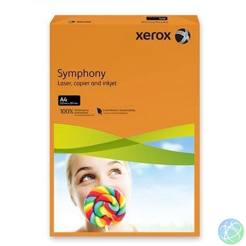 Xerox Symphony A4 80g intenzív narancs másolópapír