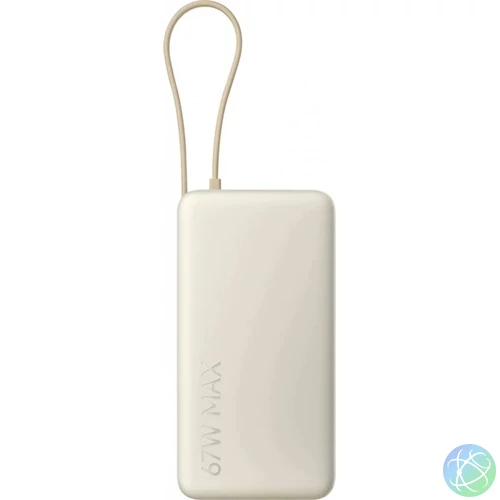 Xiaomi 67W 20000 (Integrated Cable) világosbarna power bank