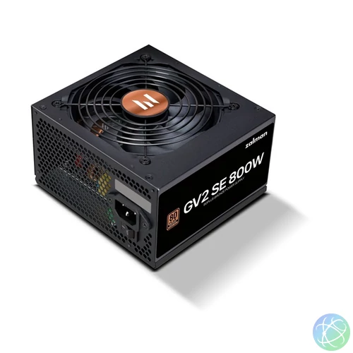 Zalman ZM800-GV2SE 800W 80+ Bronze ventillátorral dobozos tápegység