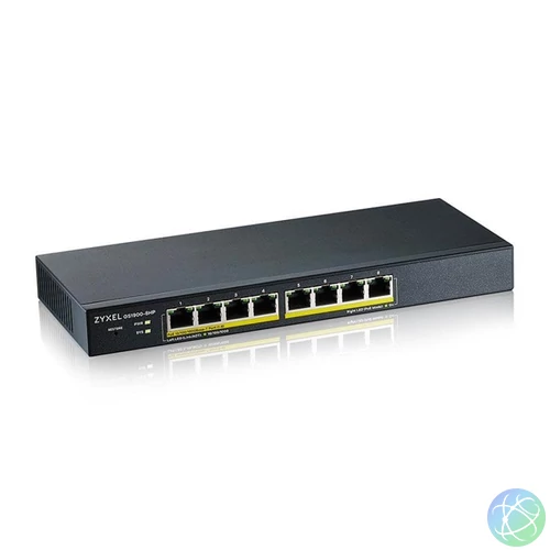 ZyXEL GS1900-8HP v3 8port GbE LAN PoE (70W) smart menedzselhető switch