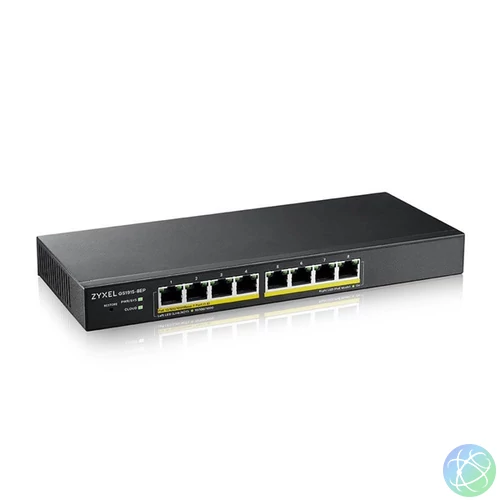 ZyXEL GS1915-8EP-EU0101F 8x GbE PoE LAN (60W) smart menedzselhető PoE switch
