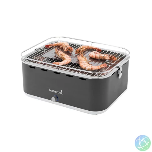 Barbecook BC-CHA-1015 Carlo asztali faszenes grill, szürke, 44x33x21cm
