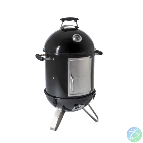 Barbecook BC-SMO-5017 Oskar S zománcozott füstölő és grill, fekete, átmérő 40cm