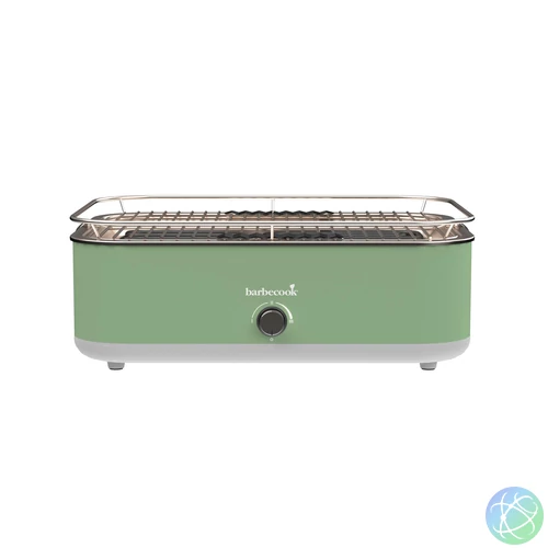 Barbecook BC-ELE-1002 E-Carlo elektromos asztali grill, zöld, 42,5x33x16,5cm