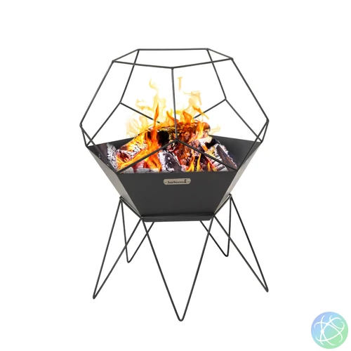 Barbecook BC-WOO-6013 Jura tűzrakó kosár, festett acéllemez, 60x60x75cm