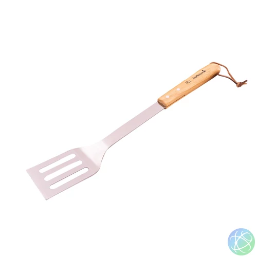 Barbecook BC-ACC-7071 rozsdamentes acél forgató lapát, gumifa nyél, 100% FSC, 46cm