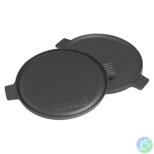 Barbecook BC-ACC-7087 zománcozott öntöttvas grill lap, kétoldalas, kerek, 35cm