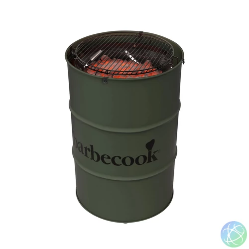 Barbecook BC-CHA-1022 Edson faszenes grillhordó, zöld, 47,5cm átmérő