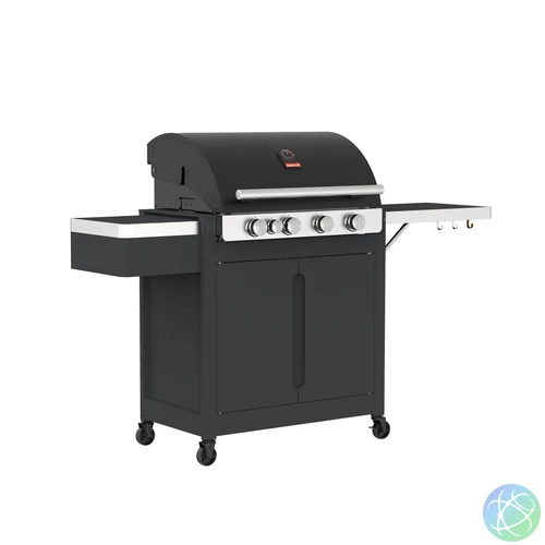 Barbecook BC-GAS-2038 Stella 4311 gázgrill, tárolóval, infravörös oldalégővel, 174x59x119cm