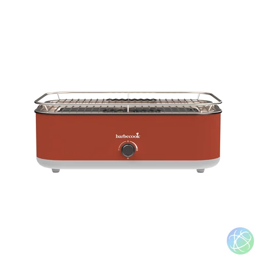 Barbecook BC-ELE-1001 E-Carlo elektromos asztali grill, piros, 42,5x33x16,5cm