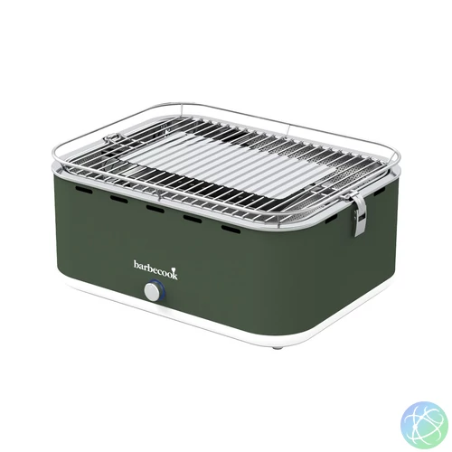 Barbecook BC-CHA-1018 Carlo asztali faszenes grill, zöld, 44x33x21cm