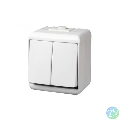 GAO 22031 csillárkapcsoló, kültéri IP44 kivitel, 230 V~ / 50 Hz / 10 A, fehér