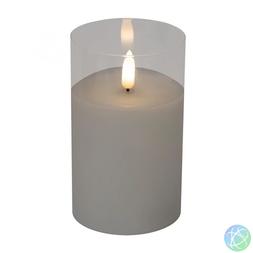 Home CD 1 LED-es gyertya, állófényű LED, műanyag, 3 funkció