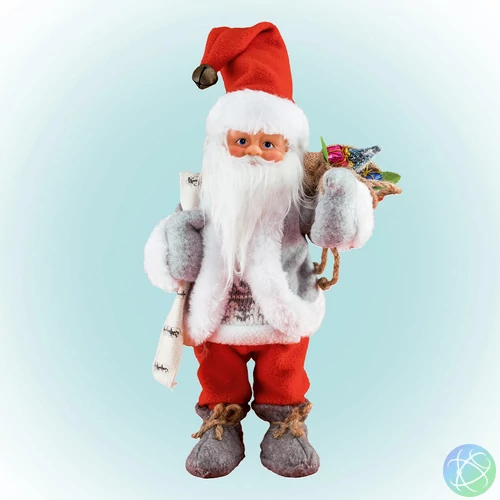 Home KDD 32 táncoló, zenélő mikulás, 30 cm magas