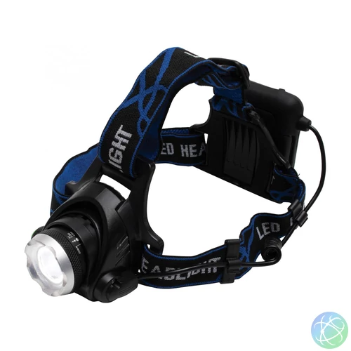 Home HLM 4 LED fejlámpa, fém, 800 lm, 3 funkció, fókuszálható