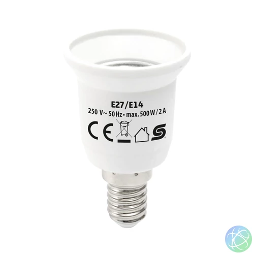 Home E27/E14 foglalatátalakító adapter, max. 2 A