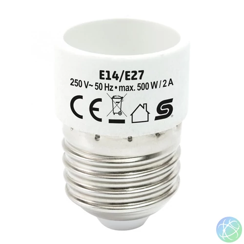 Home E14/E27 foglalatátalakító adapter, max. 2 A