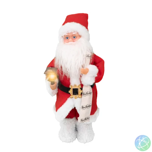 Home KDD 35 táncoló, zenélő mikulás, világító lámpás, 35 cm magas