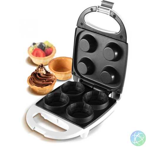 Home HG GK 04 gofrikehelysütő, teljesítmény 520 W, tapadásmentes sütőfelület, piros jelzőfény