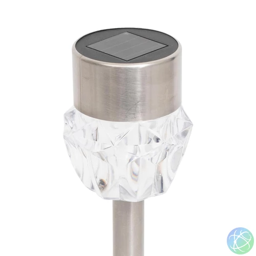 Home MX 809 napelemes kerti lámpa, 1 db LED, fém, időjárásálló, automatikus, hidegfehér