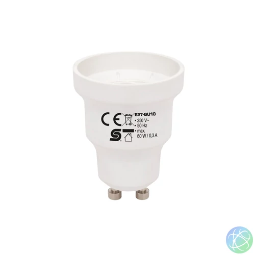 Home E27-GU10 foglalatátalakító adapter, max. 0,3 A