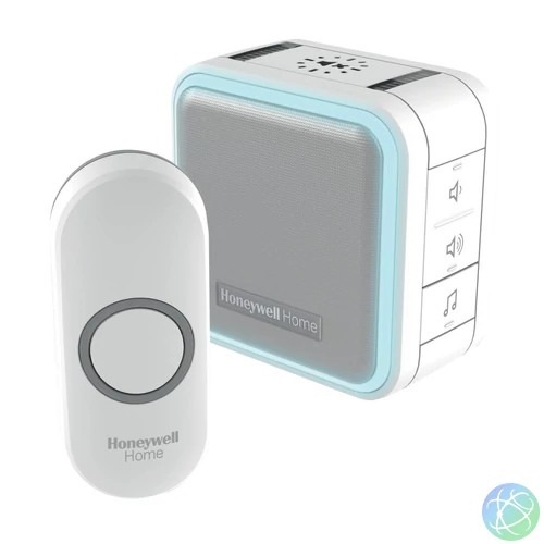 Honeywell Home DC515N vezeték nélküli csengő, 150m hatótáv, 9 dallam, időzíthető némítás, LED fényjelzés, többcsatornás, 230V-os tápellátás