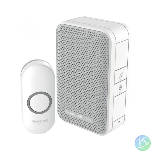 Honeywell Home DC311N vezeték nélküli csengő, 150m hatótávolság, 4 dallam, IP55 védett nyomógomb, elemes tápellátás