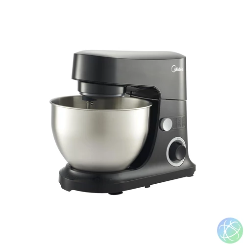 Midea MJ-KM6001W konyhai robotgép, 600 W, ABS burkolat, 4 literes rozsdamentes keverőtál, antracit