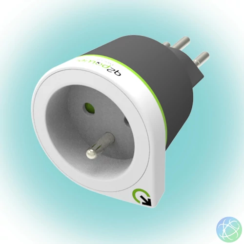Q2POWER 1.200230 utazóadapter, France to Switzerland, indulási ország: FR, célország: CH