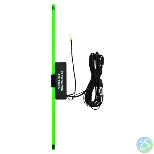 SAL 91110 autóantenna erősítővel, belső, szélvédőre ragasztható, öntapadós, 340mm, DIN